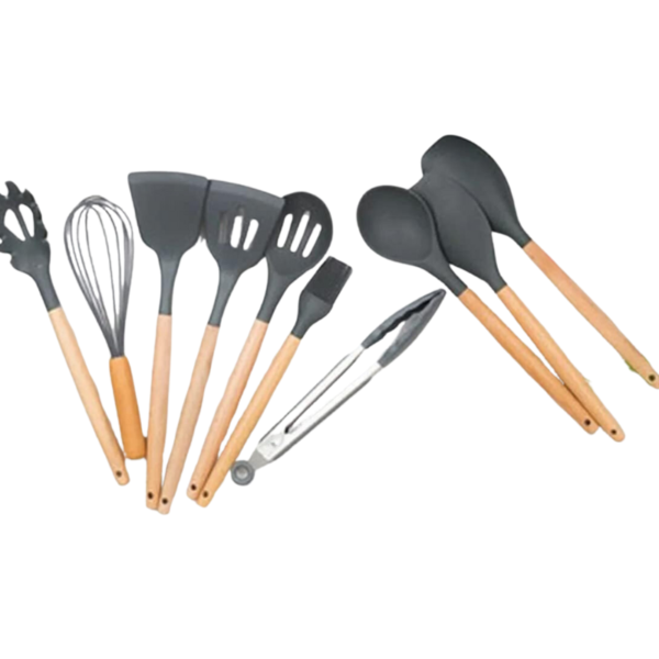 Utensílios De Cozinha Silicone 12 Pcs - Imagem 4