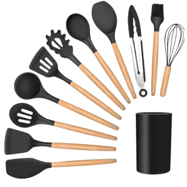 Utensílios De Cozinha Silicone 12 Pcs